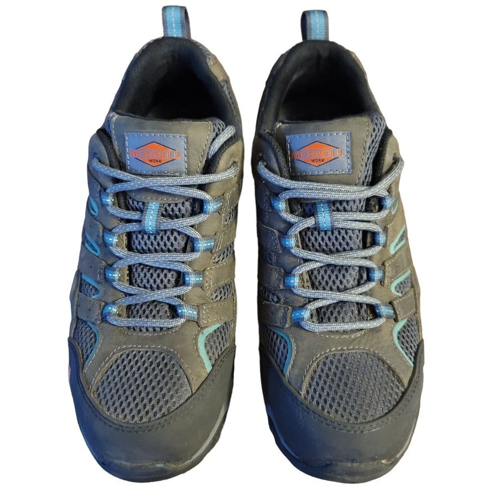 Merrell Safety Shoes Heat Resistant Womens Sz 9 Waterproof Comfort Work - Picture 7 of 9